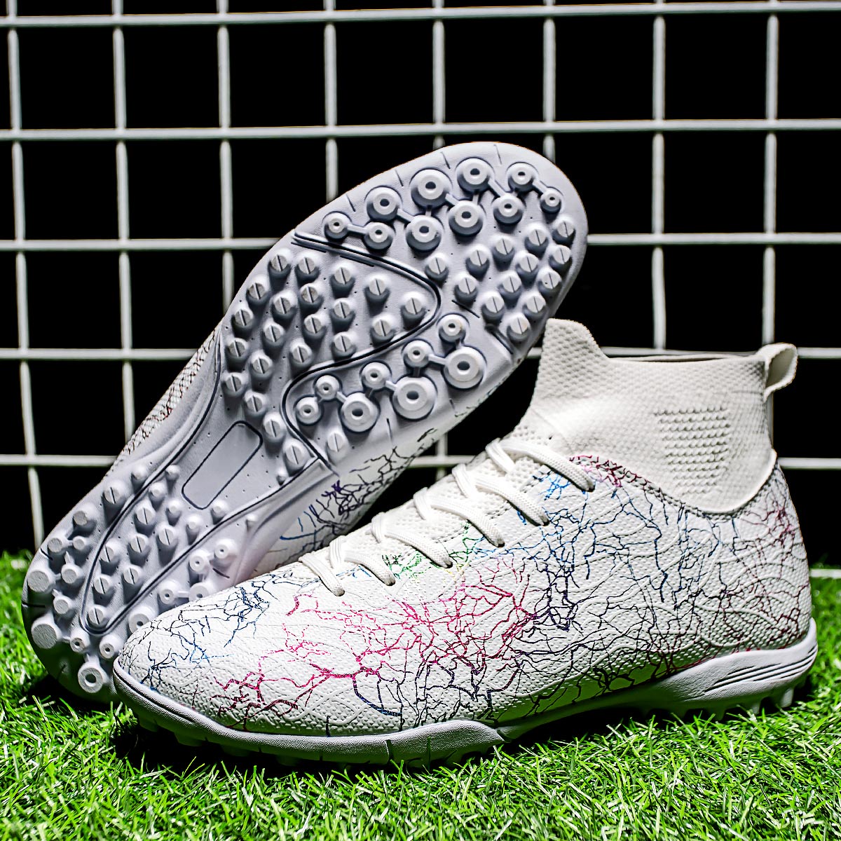 1986S-High-Cut Turf Soccer Cleats Sizes 32-46 — 9