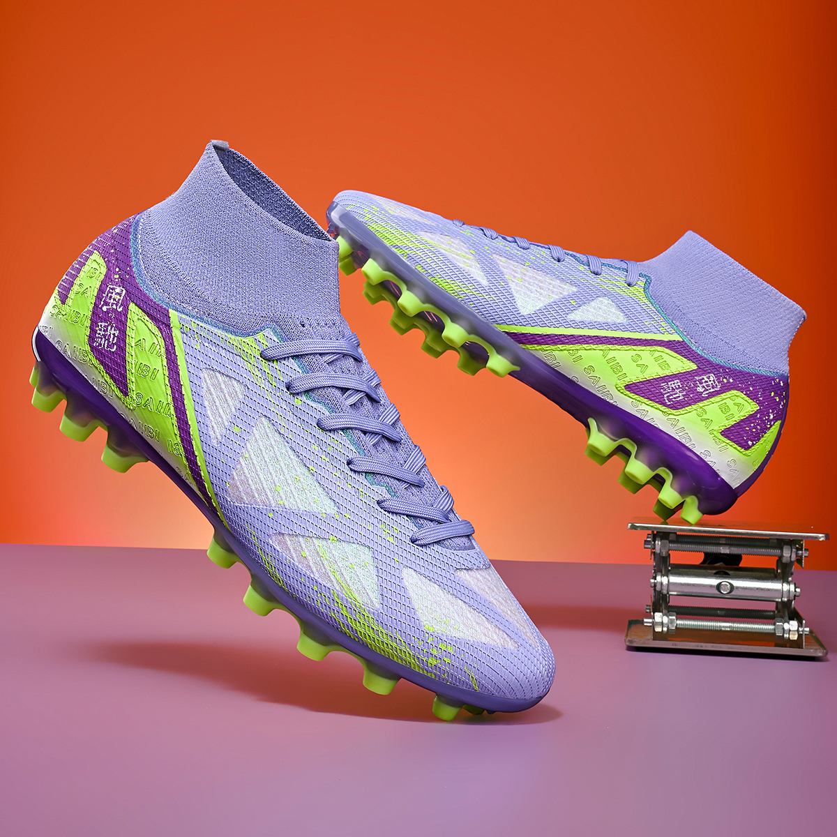 3800C-Stock High Top AG Football Shoes,EU Sizes 35-45 — 15