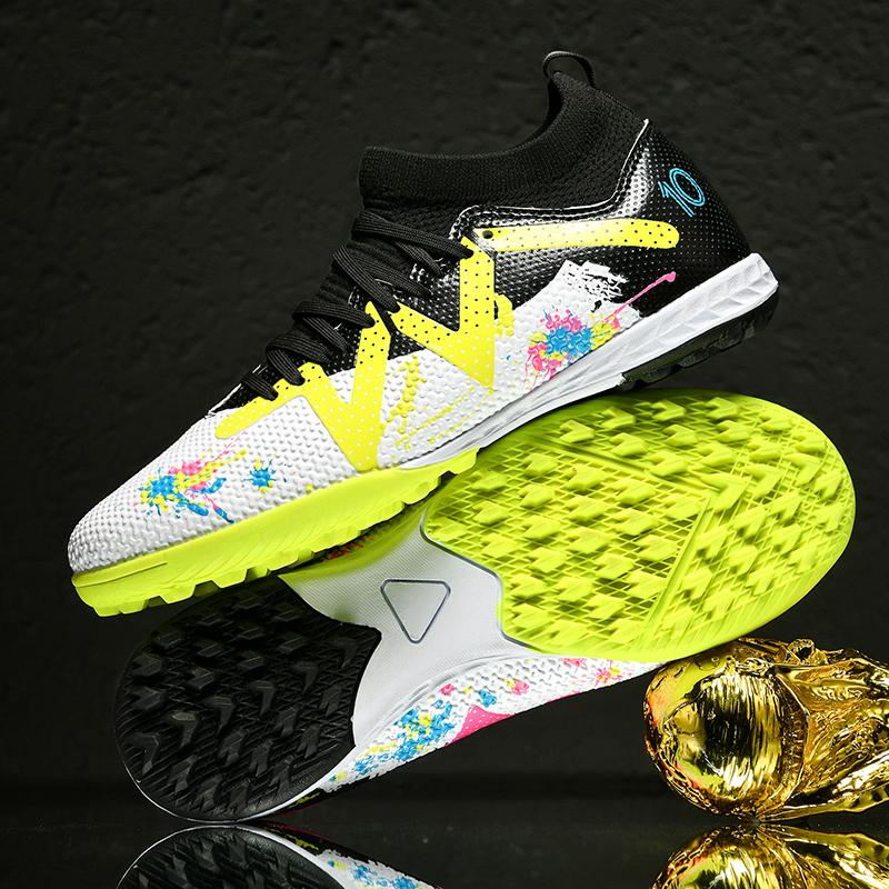 99KS-Stock High Top TF Football Shoes,EU Sizes 35-45 — 5