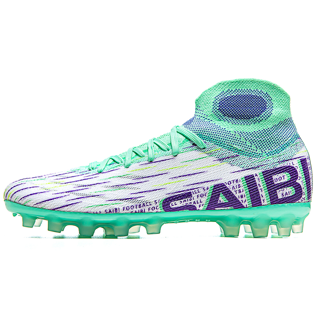 3820C-Stock High Heel AG Football Shoes,EU Sizes 35-45