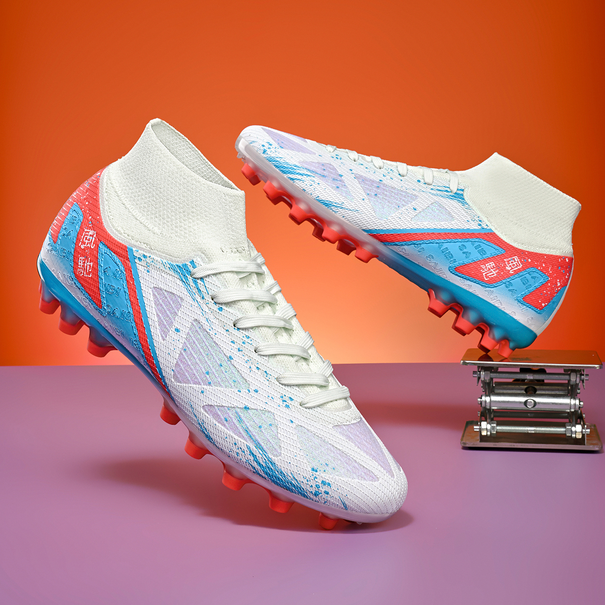 3800C-Stock High Top AG Football Shoes,EU Sizes 35-45 — 14