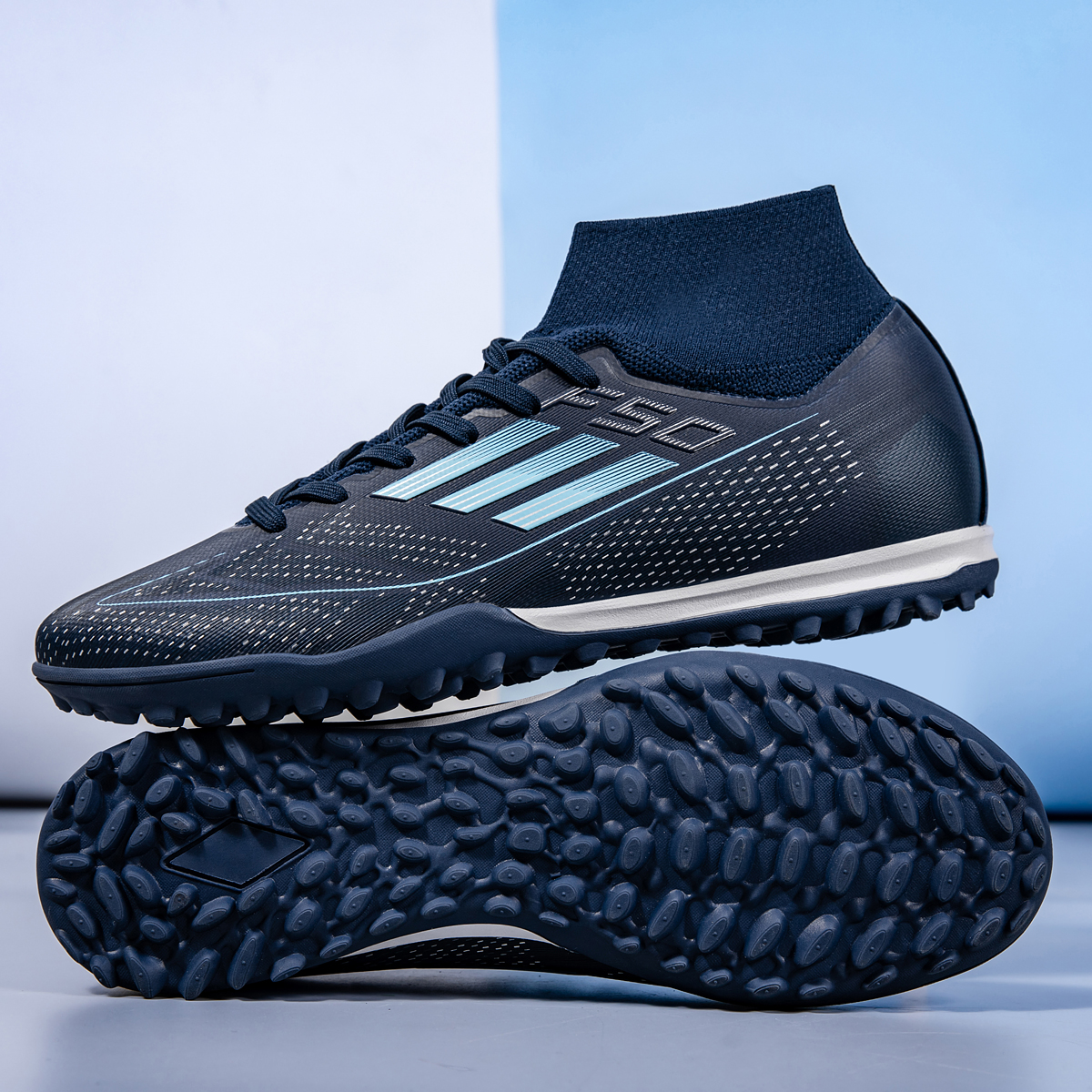 F50S-Stock High Heel TF Football Shoes,EU Sizes 35-45 — 12