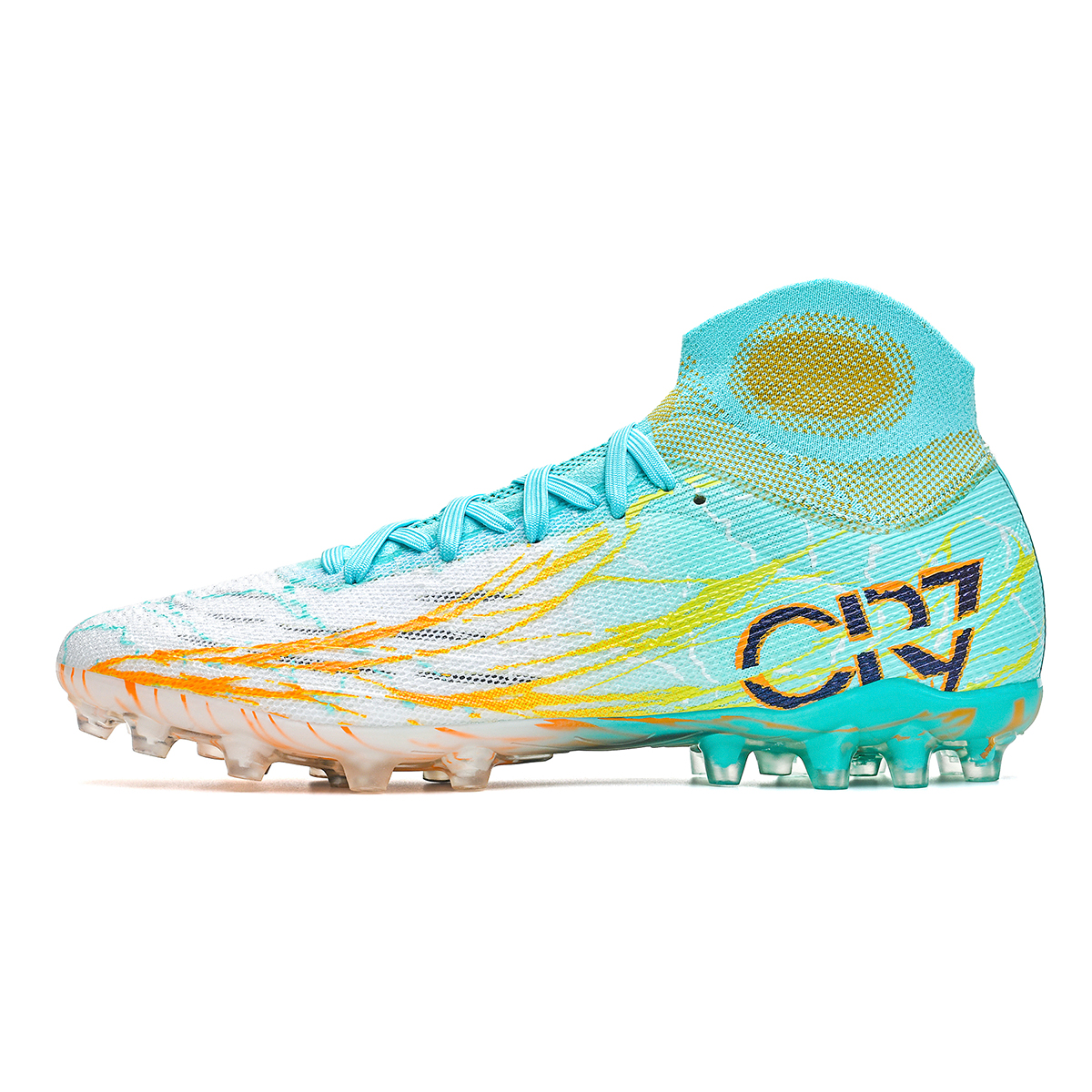 305M-TPU High-Cut Lace-Up Long Stud Soccer Cleats Sizes 35-45