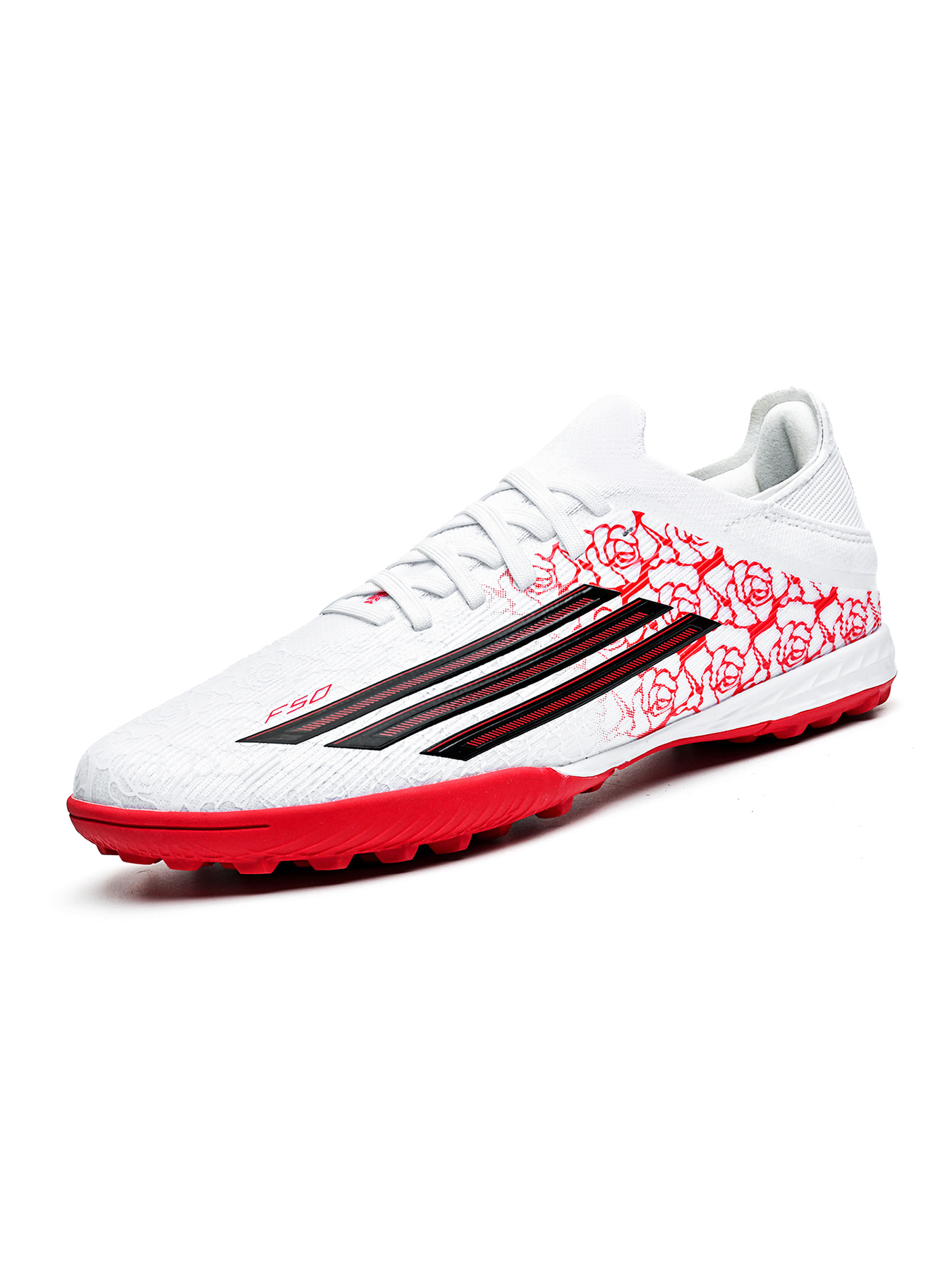 8556S-Stock Lace-up Short Stud Turf Football Boots, Size 33-45 — 2