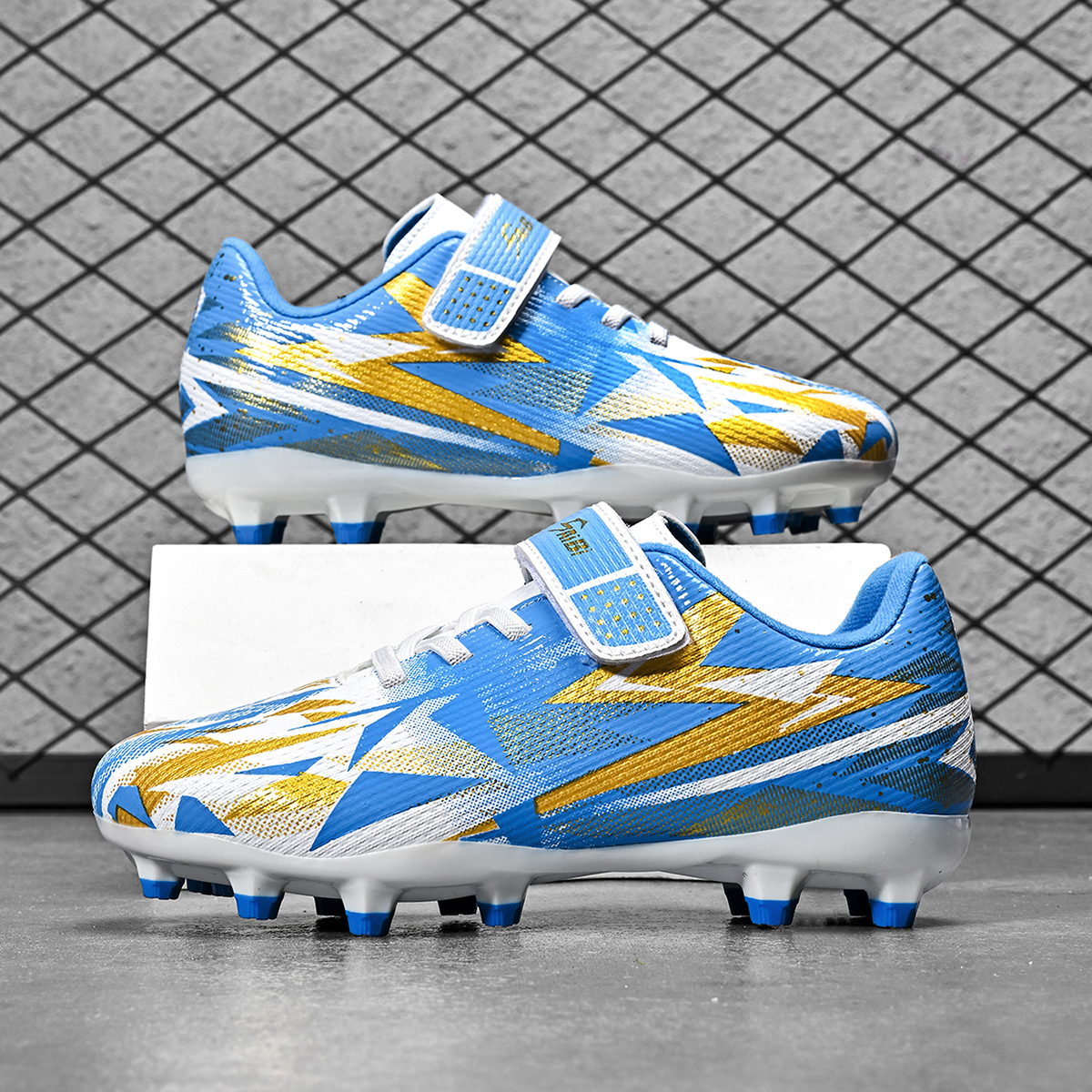 2208C-PU Upper Long Stud Soccer Cleats for Kids Sizes 26-38 — 2