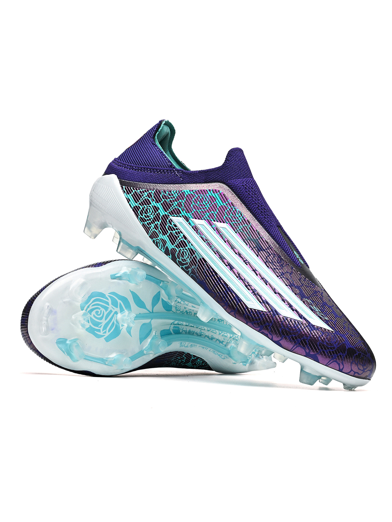 8553C-Stock Slip-on Long Stud Football Boots, Size 33-45 — 6