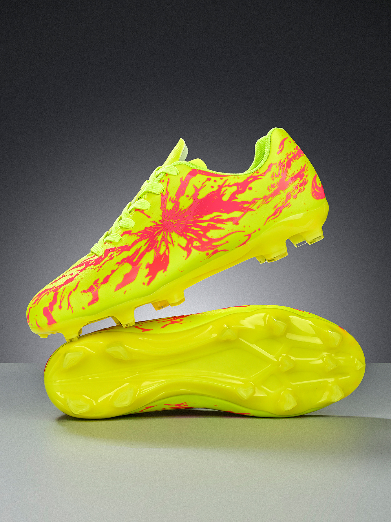2001C-Stock Low-cut Lace-up FG Football Boots,Size 35-45 — 3