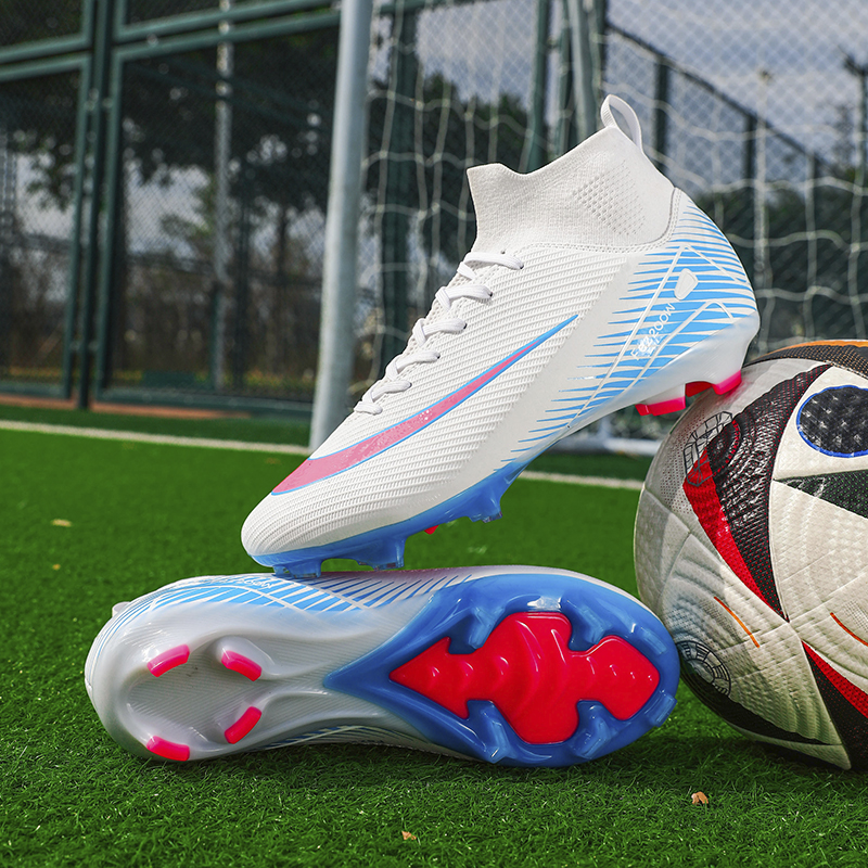 1688C-High-Cut Long-Stud Soccer Cleats with PU Upper, Sizes 32-45 — 8
