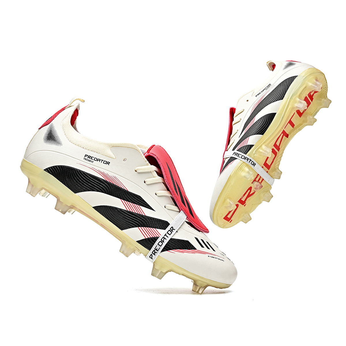T21C-Stock Fold-Over Tongue FG Football Boots,EU Sizes 35-45 — 1