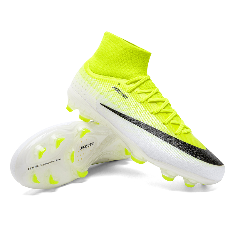 2606C-Stock High Heel Firm Ground Football Shoes,EU Sizes 35-45 — 5