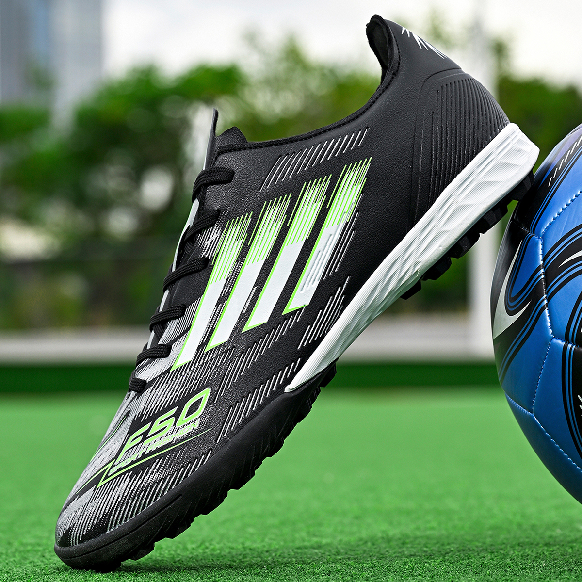 5566S-Stock Lace-up TF Football Shoe — 4