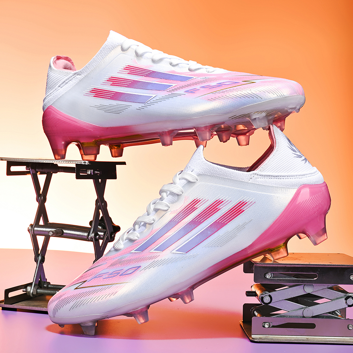 8866C-Stock Face-up FG Football Shoes,EU Sizes 35-45 — 2