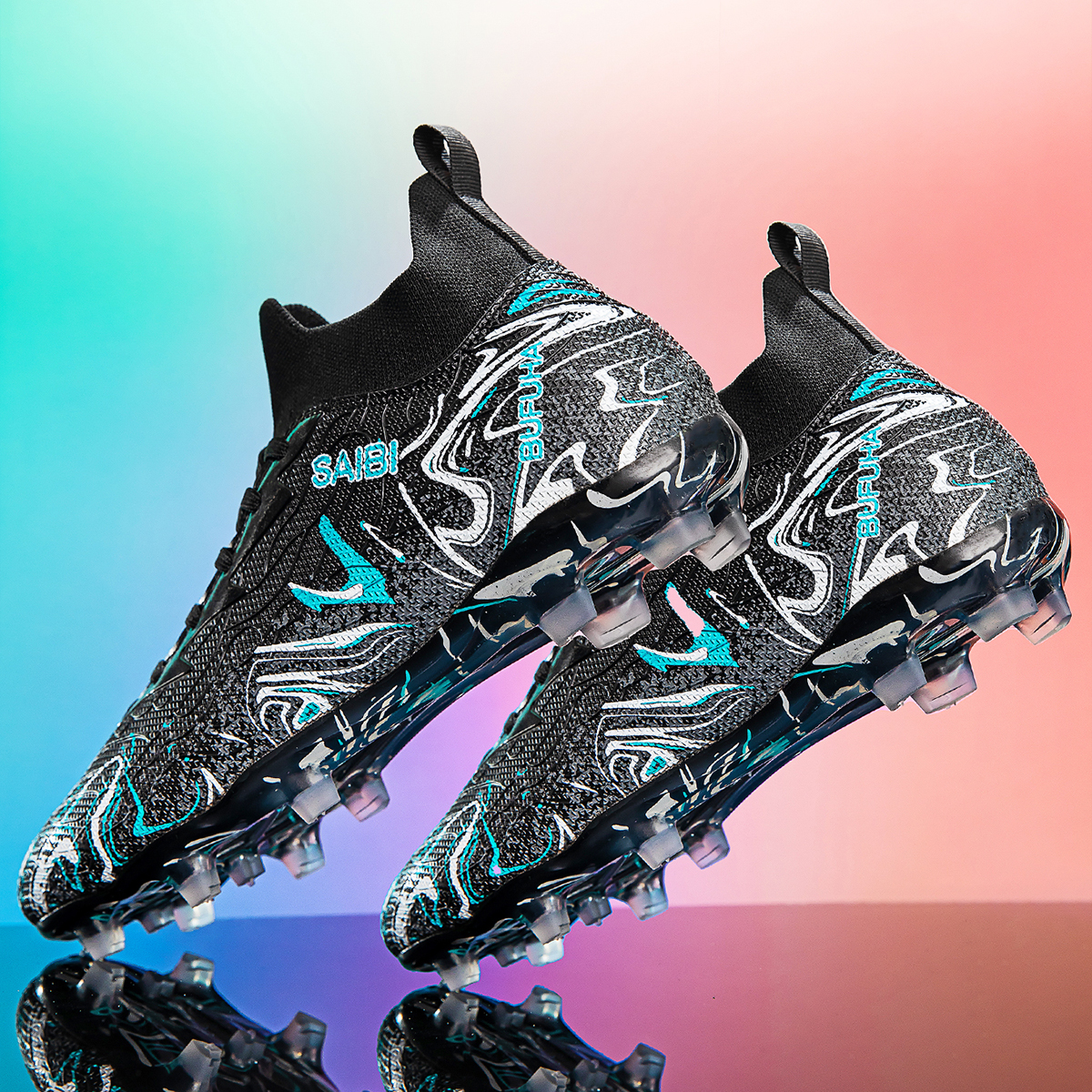 8010C-Stock High Heel FG Football Shoes,EU Sizes 39-45 — 13