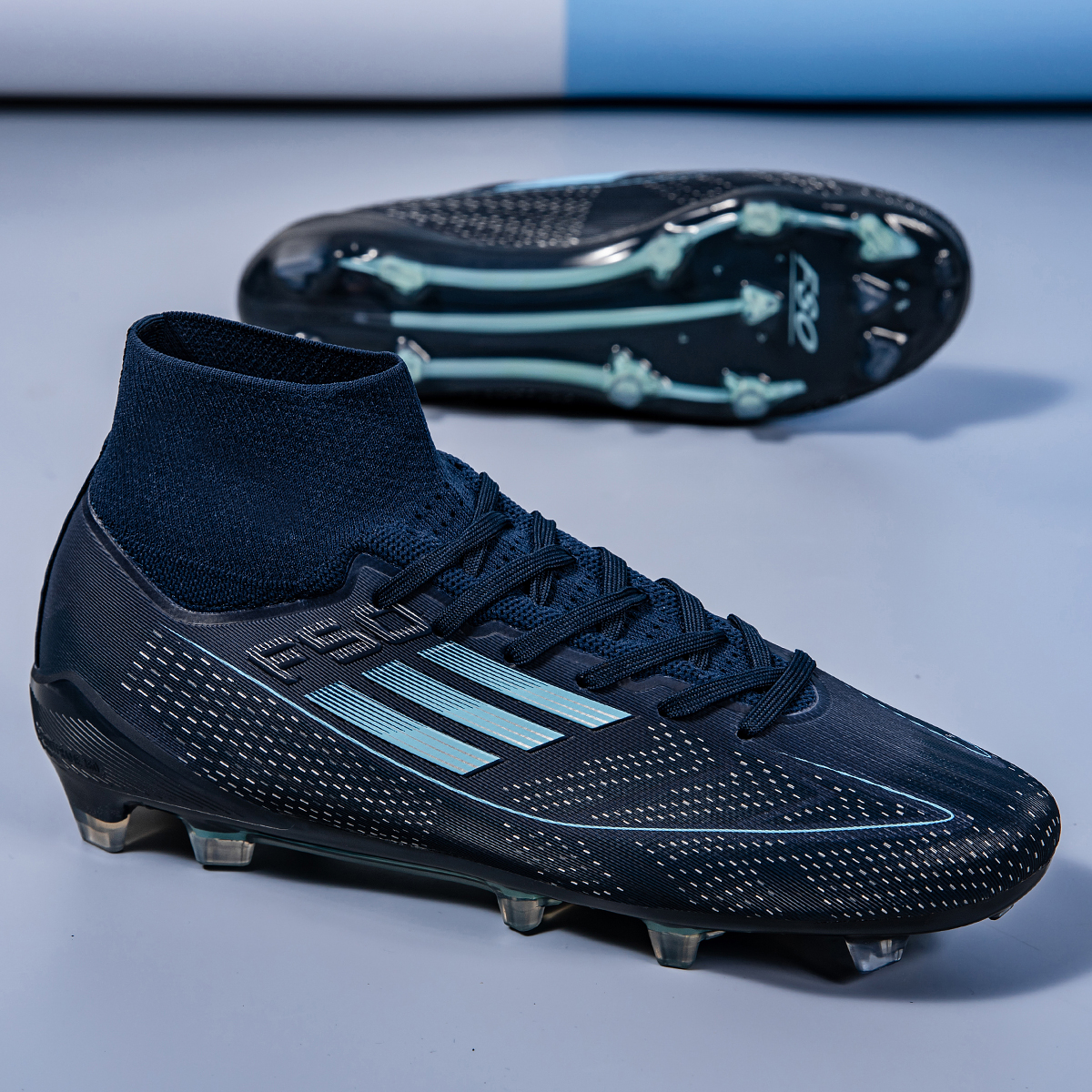 F50C-Stock High Heel FG Football Shoes,EU Sizes 35-45 — 1