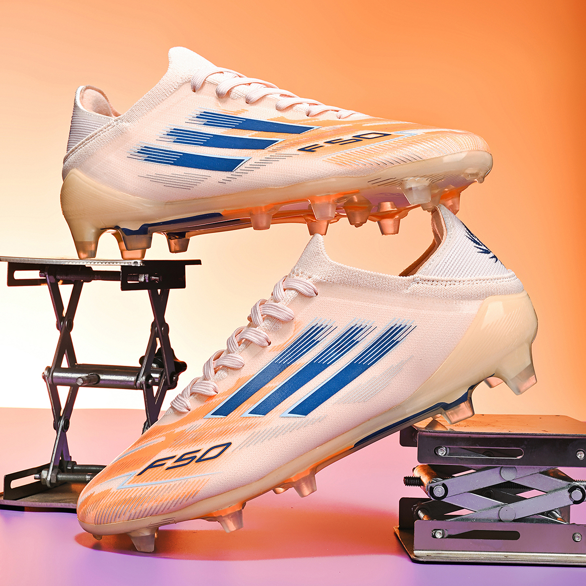 8866C-Stock Face-up FG Football Shoes,EU Sizes 35-45 — 1