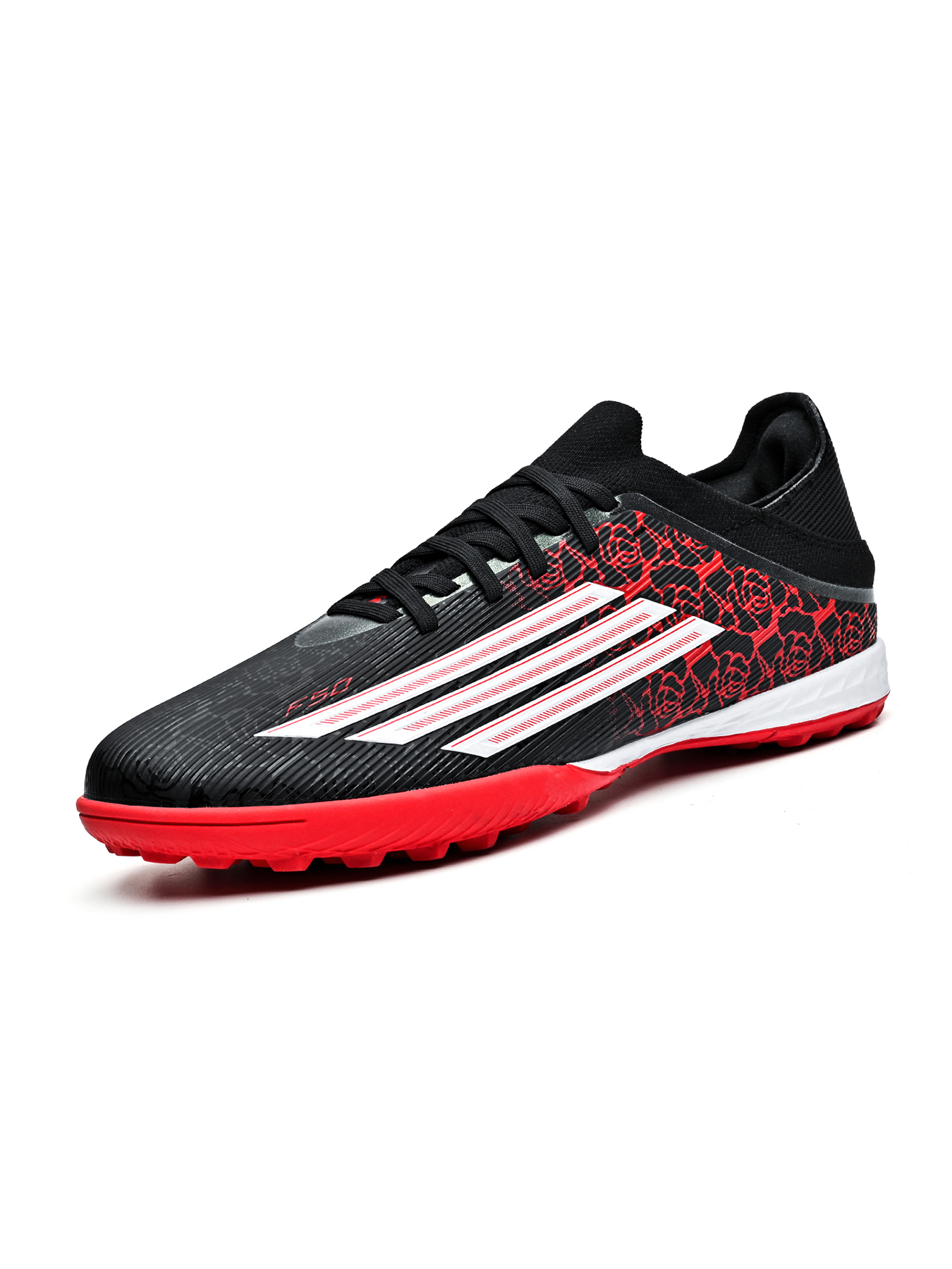 8556S-Stock Lace-up Short Stud Turf Football Boots, Size 33-45 — 1