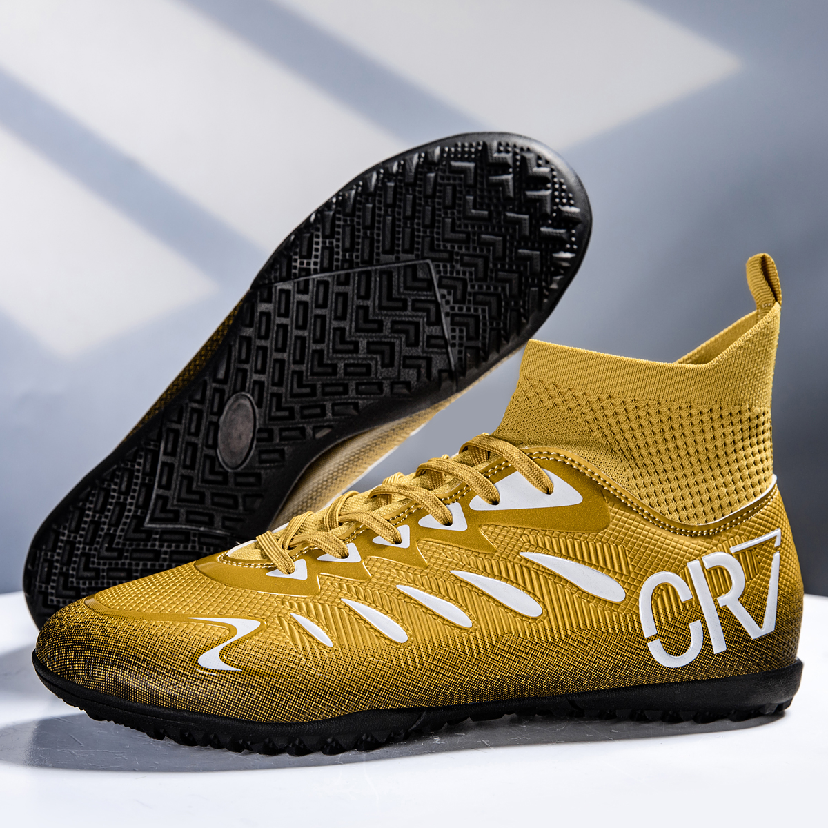 7001S-Stock High Top TF Football Shoes,EU Sizes 38-45 — 11