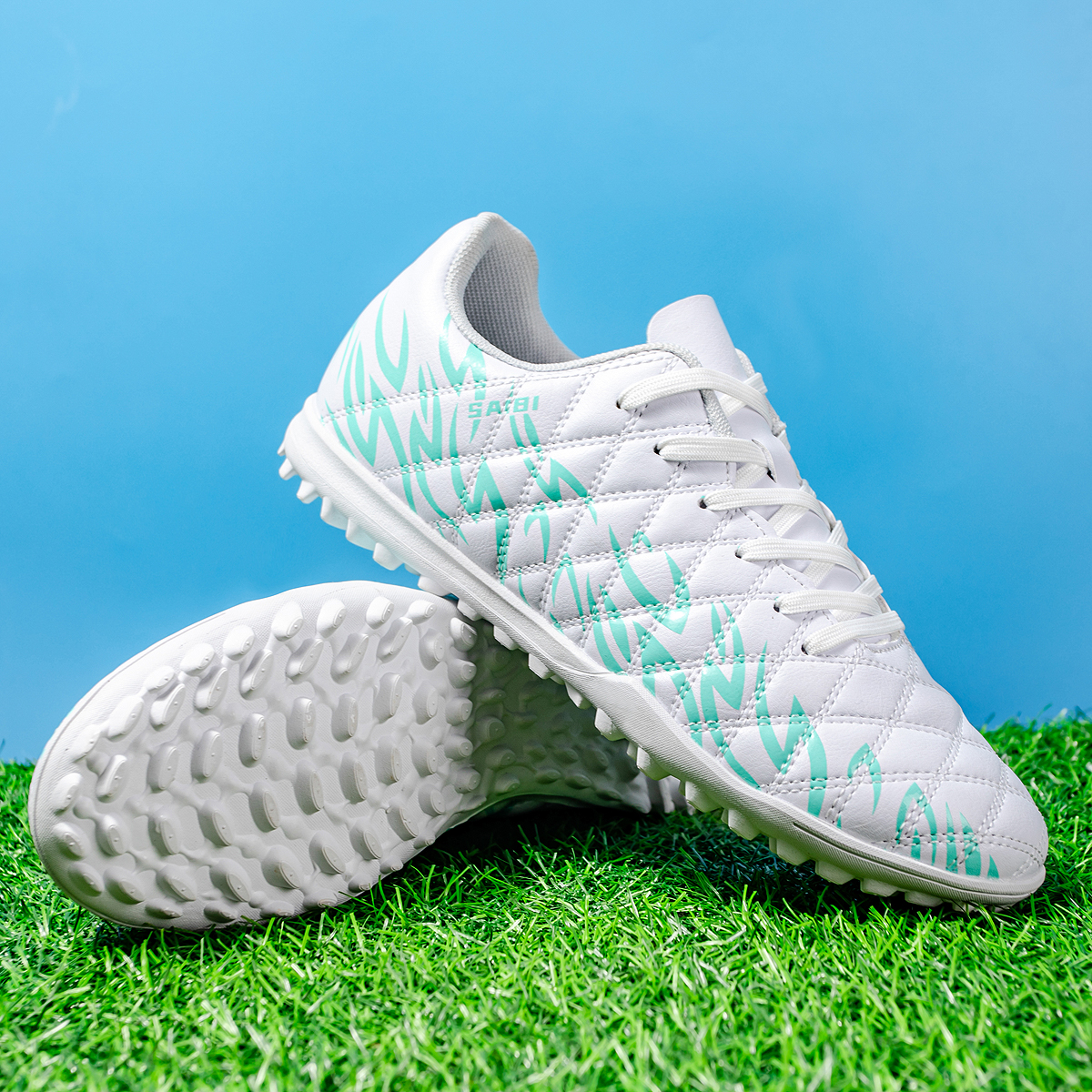 KJ01S-Stock Lace-up TF Football Shoes,EU 35-45 — 6