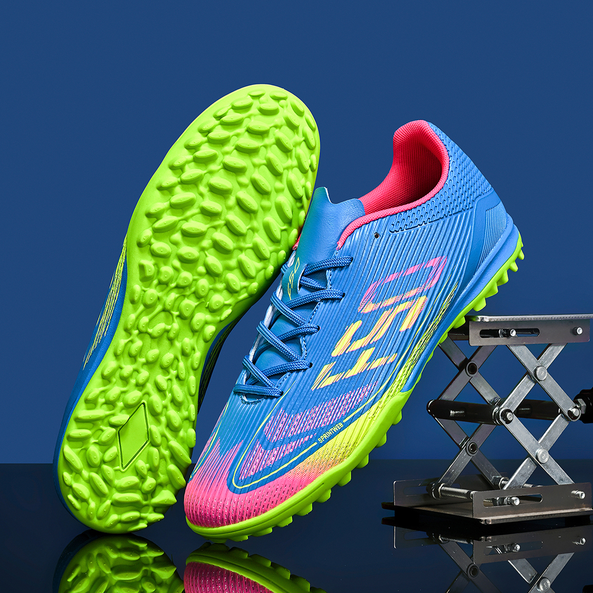 JDQ-002S-Stock Lace-up Turf Football Shoes,EU Sizes 35-45 — 5