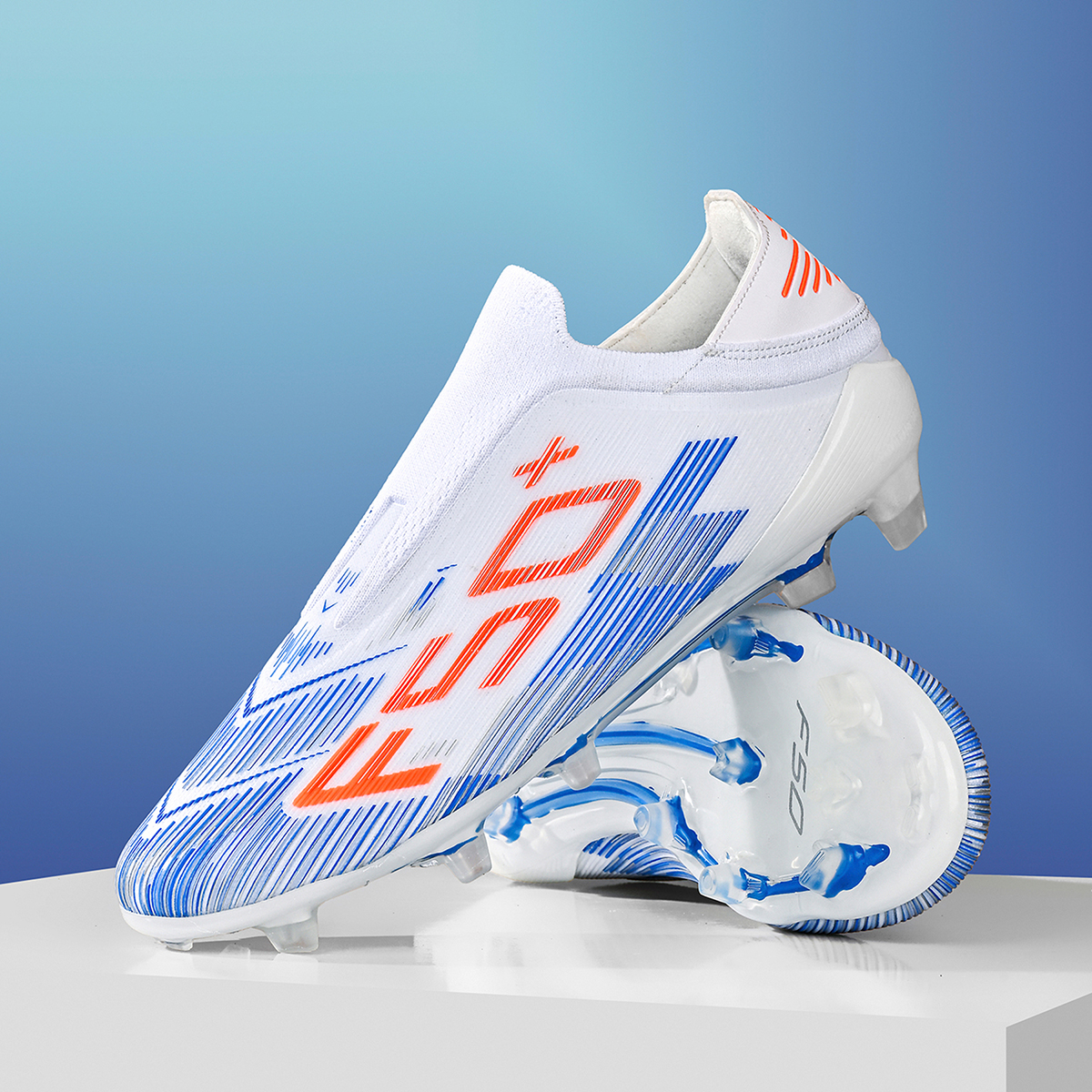 1805C-TPU Seamless Upper Long Stud Soccer Shoes Football Cleats Sizes 32-45 — 11