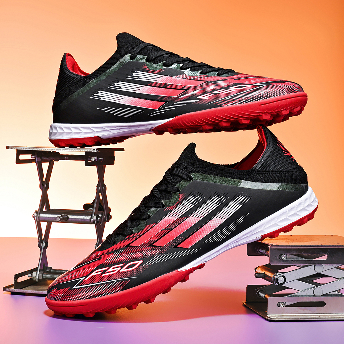 8866S-Stock Lace-up Football Shoes,EU Sizes 35-45 — 2