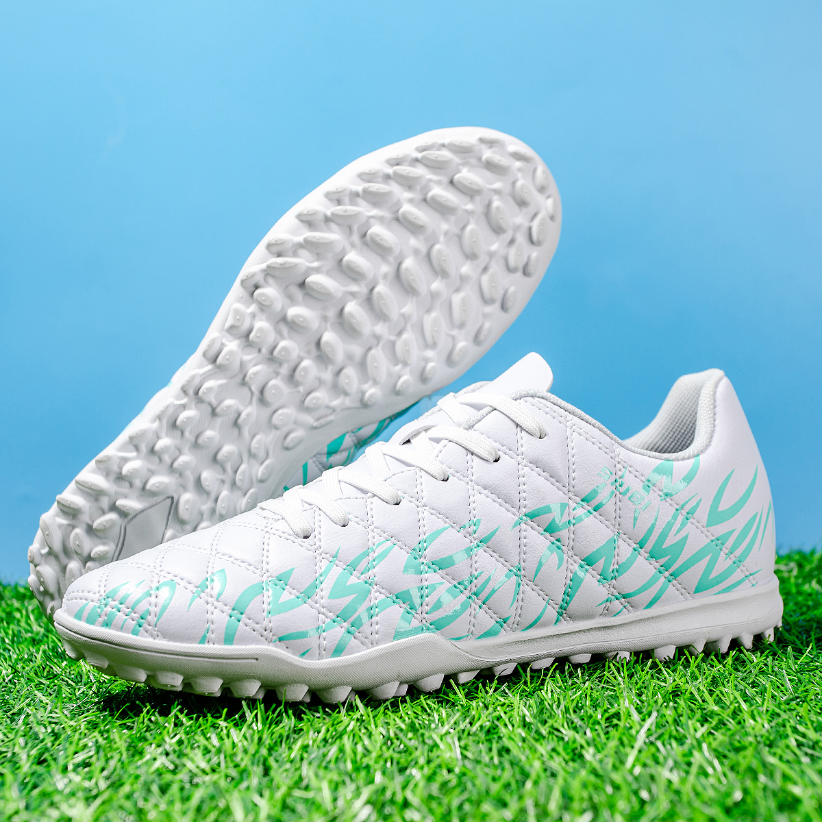 KJ01S-Stock Lace-up TF Football Shoes,EU 35-45 — 8