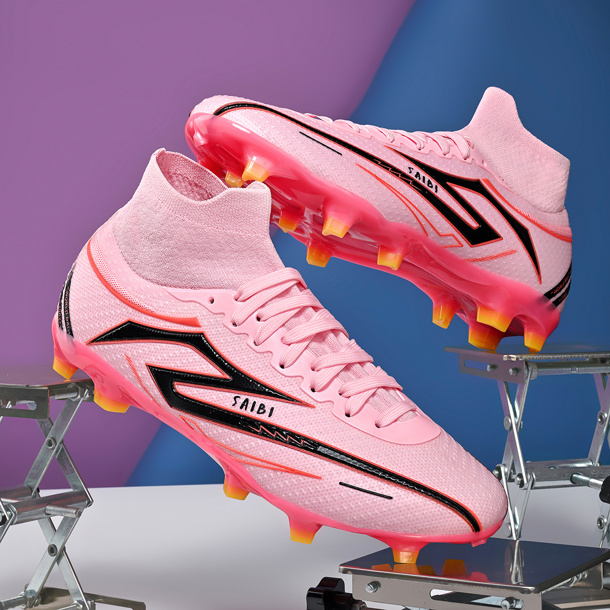 3366C-TPU High-Cut Lace-Up Long Stud Soccer Cleats Sizes 35-45 — 11