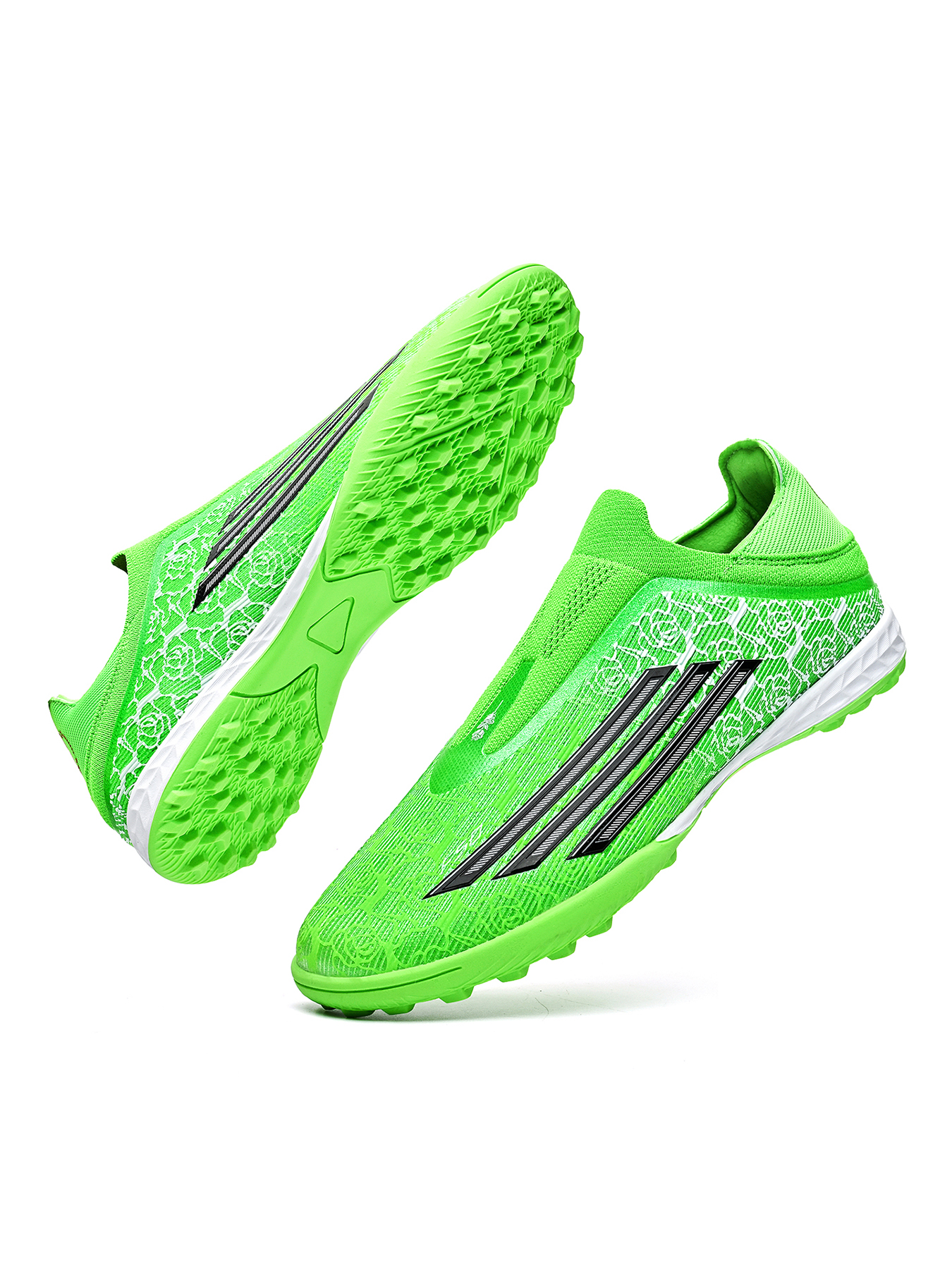 8553S-Stock Slip-on Turf Football Boots, Size 33-45 — 4