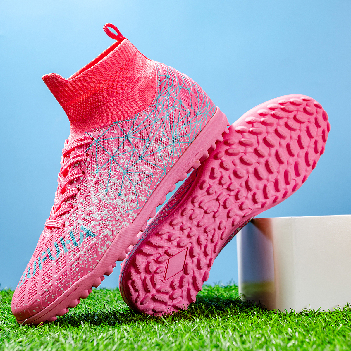 190S-High-Cut Turf Soccer Cleats Sizes 35-45 — 8