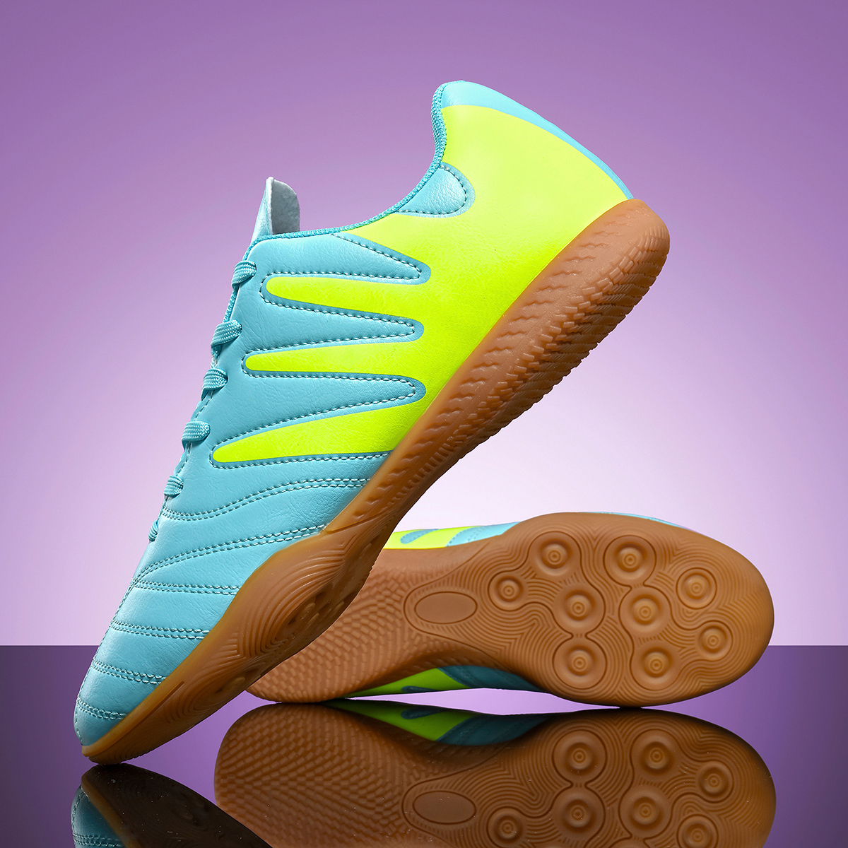 3599P-PU Upper Flat-Sole Soccer Shoes Sizes 35-45 — 9