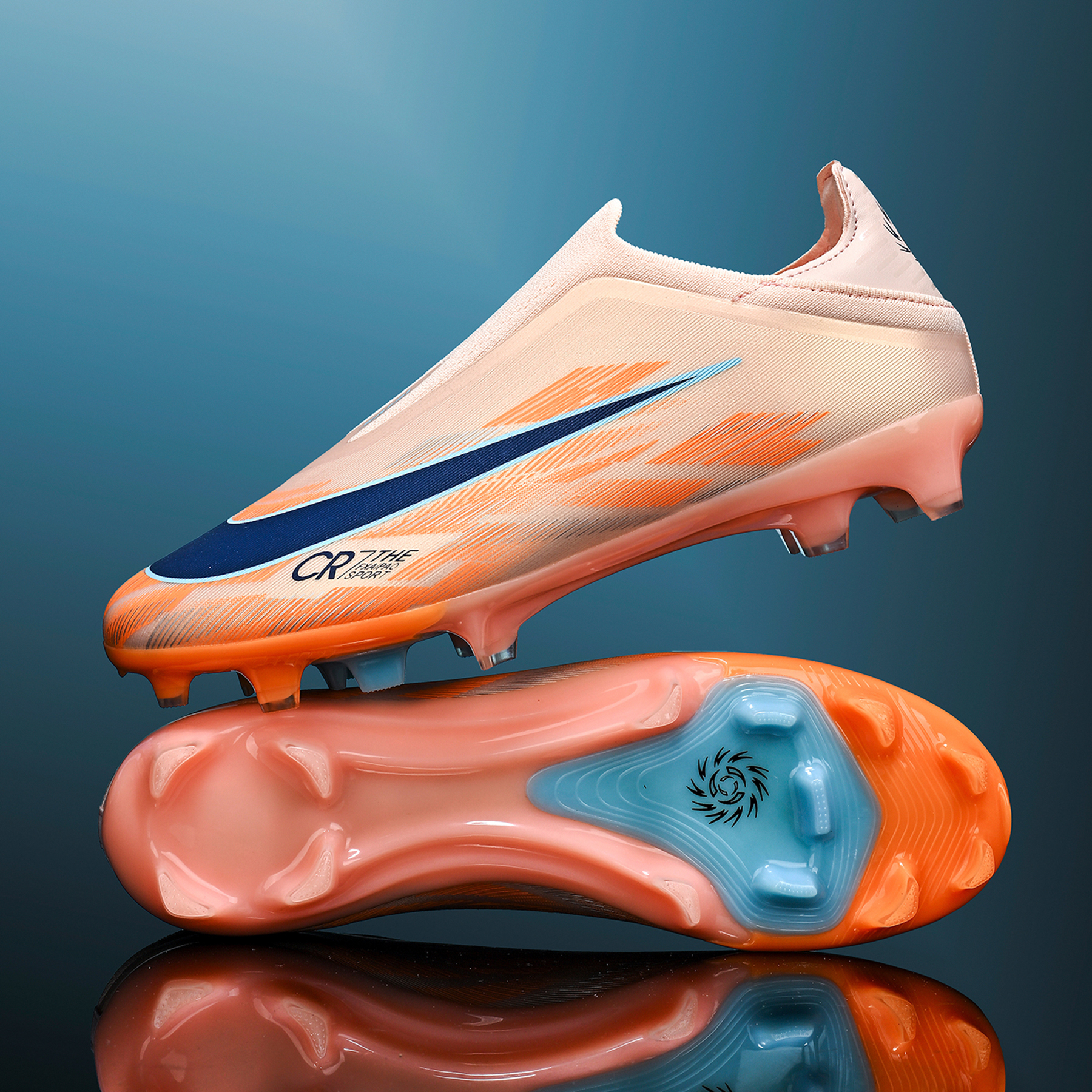JDQ-003C-Stock Low-cut Firm Ground Football Shoes,EU Sizes 35-45 — 3