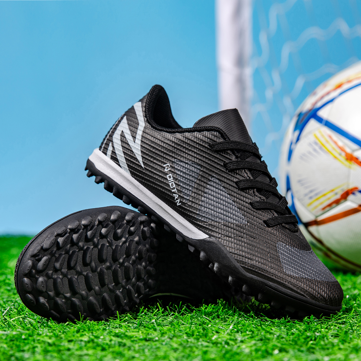 2450S-Lace-Up Low-Cut Turf Soccer Cleats Sizes 30-38 — 9