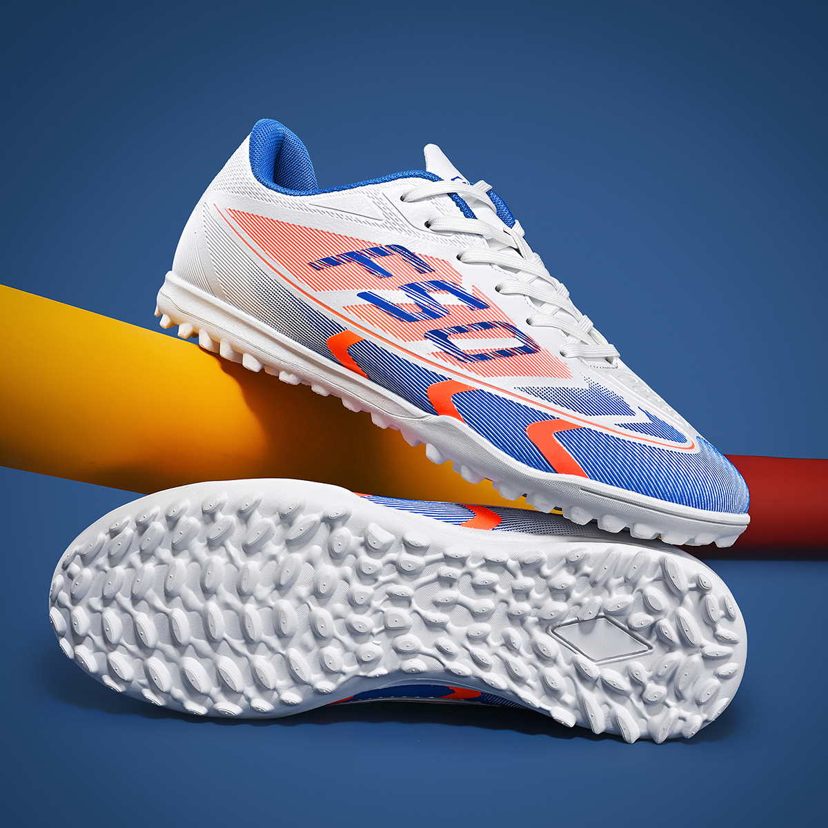 DF001S-Stock Lace-up TF Football Shoes,EU Sizes 35-45 — 2