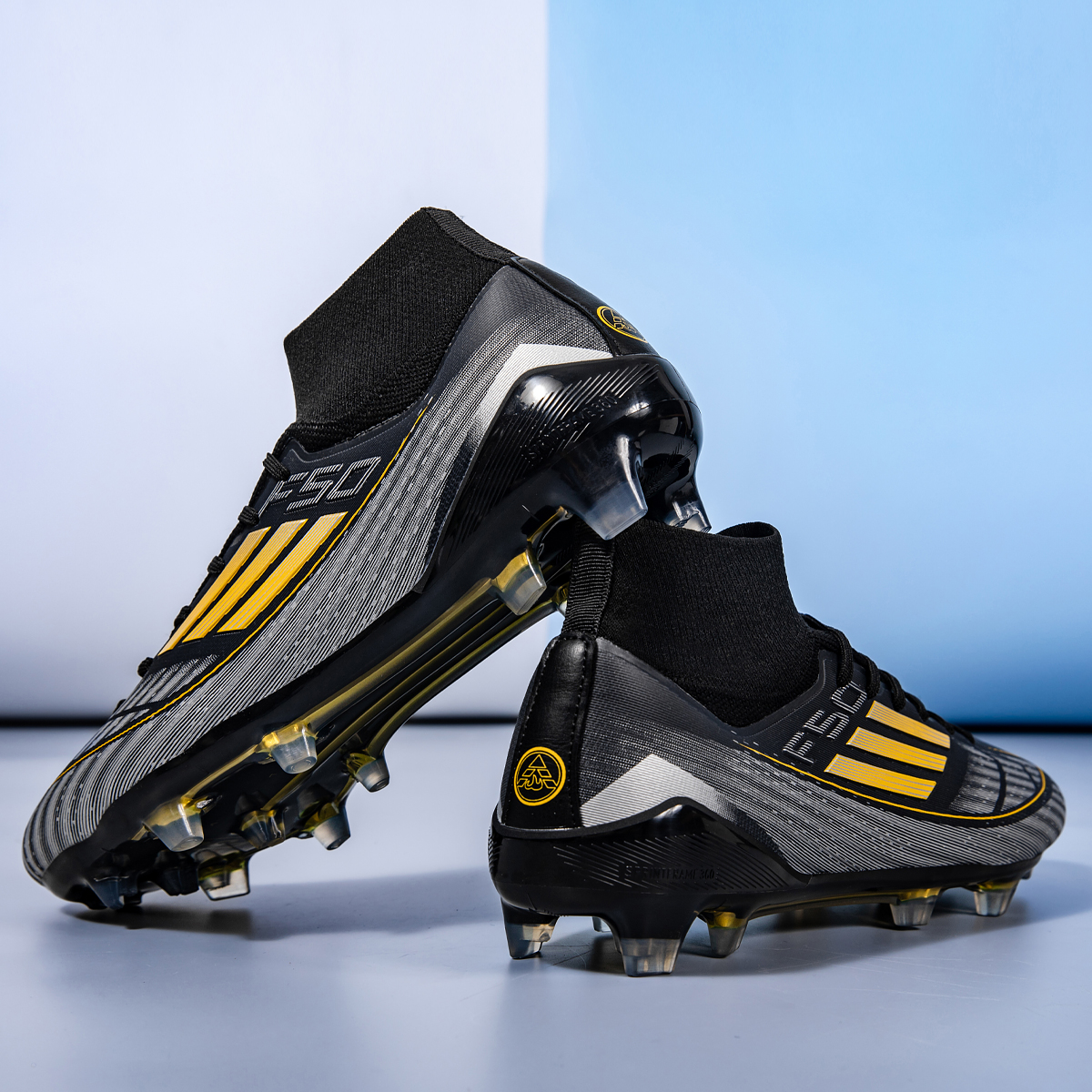 F50C-Stock High Heel FG Football Shoes,EU Sizes 35-45 — 5