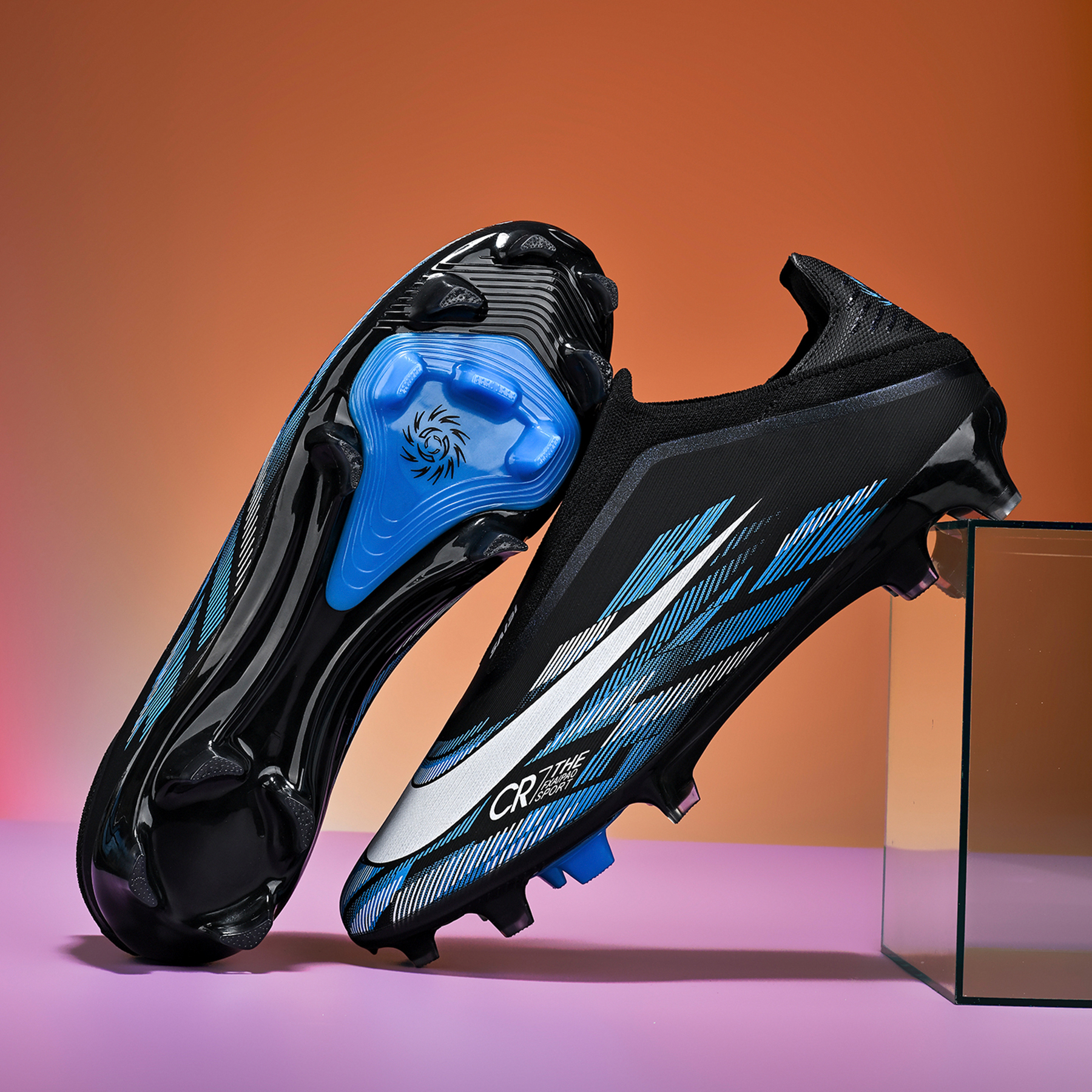 JDQ-003C-Stock Low-cut Firm Ground Football Shoes,EU Sizes 35-45 — 8