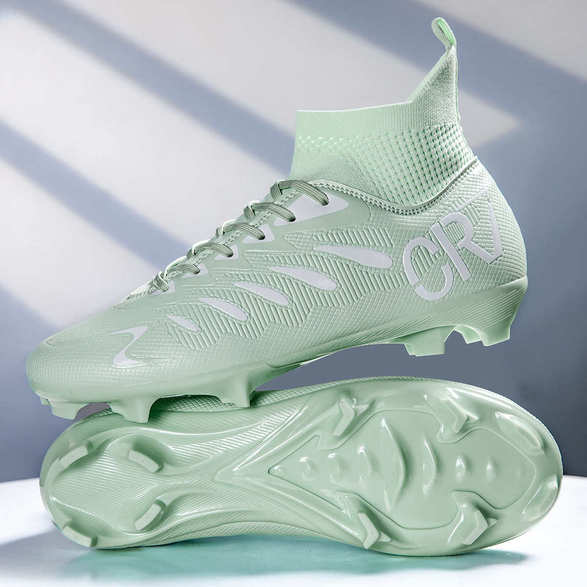 7001C-Stock High Top FG Football Shoes,EU Sizes 38-45 — 3