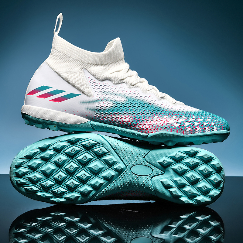 98KS-Stock High Top TF Football Shoes,EU Sizes 35-45 — 4