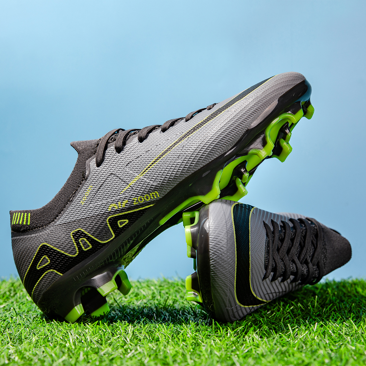 198C-TPU Seamless Upper Long Stud Soccer Shoes Football Cleats Sizes 35-45 — 7