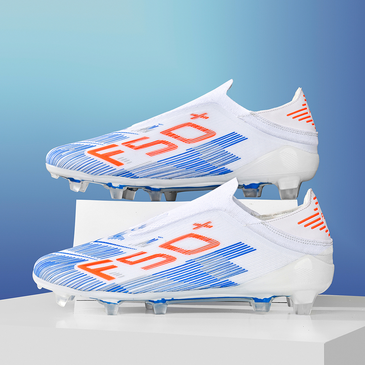 1805C-TPU Seamless Upper Long Stud Soccer Shoes Football Cleats Sizes 32-45 — 5