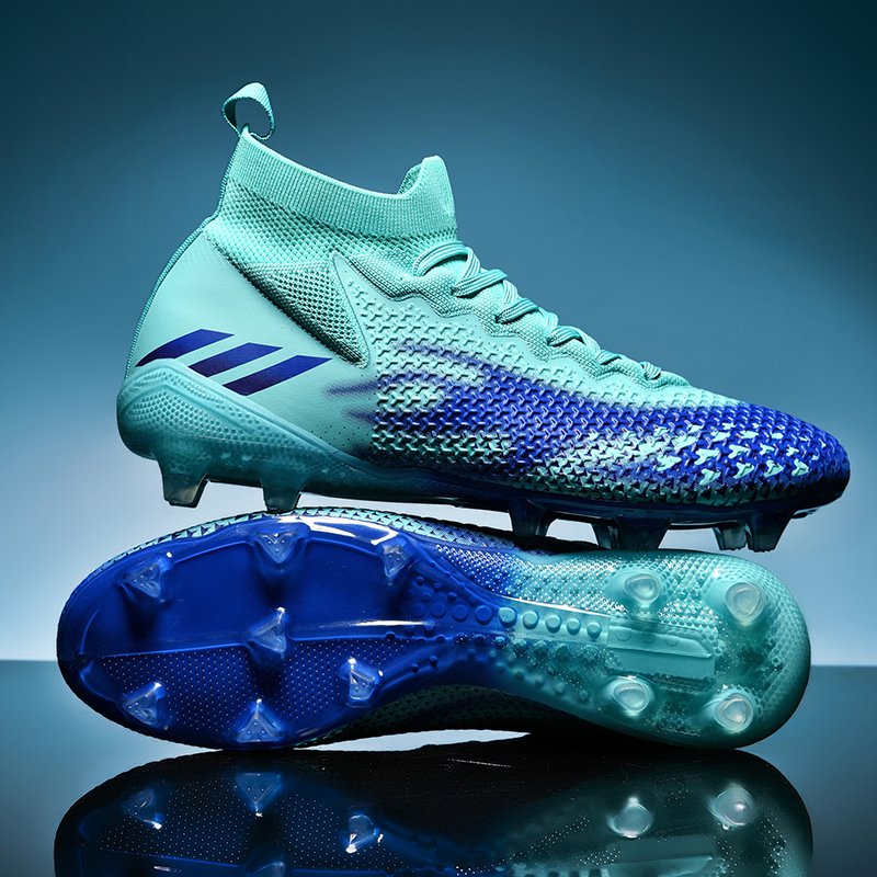 98KC-Stock High Top FG Football Shoes,EU Sizes 35-45 — 5