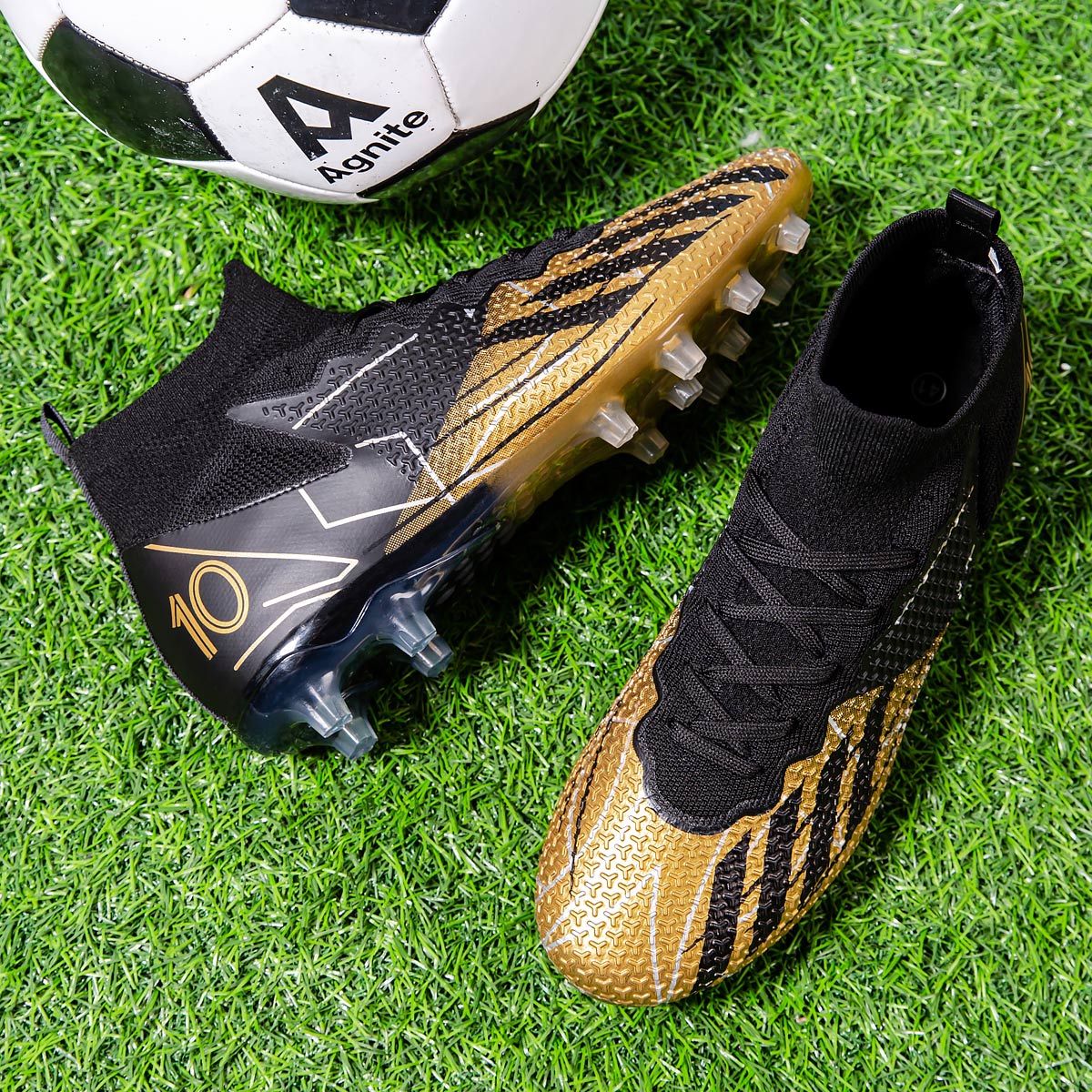 95KC-Stock High Heel FG Football Shies-EU Sizes 35-45 — 7