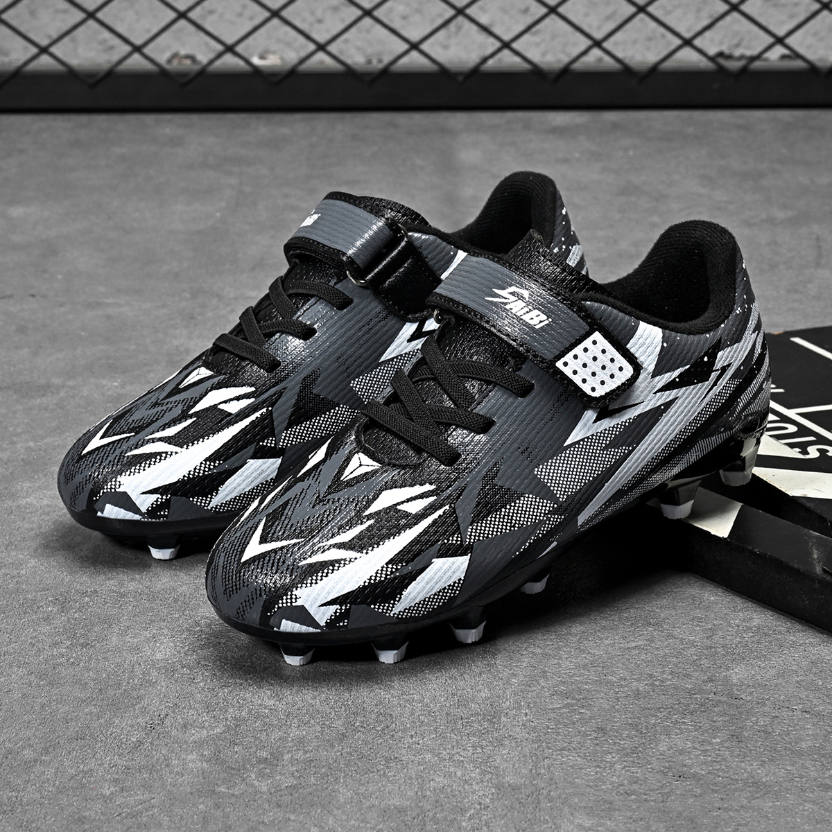2208C-PU Upper Long Stud Soccer Cleats for Kids Sizes 26-38 — 6