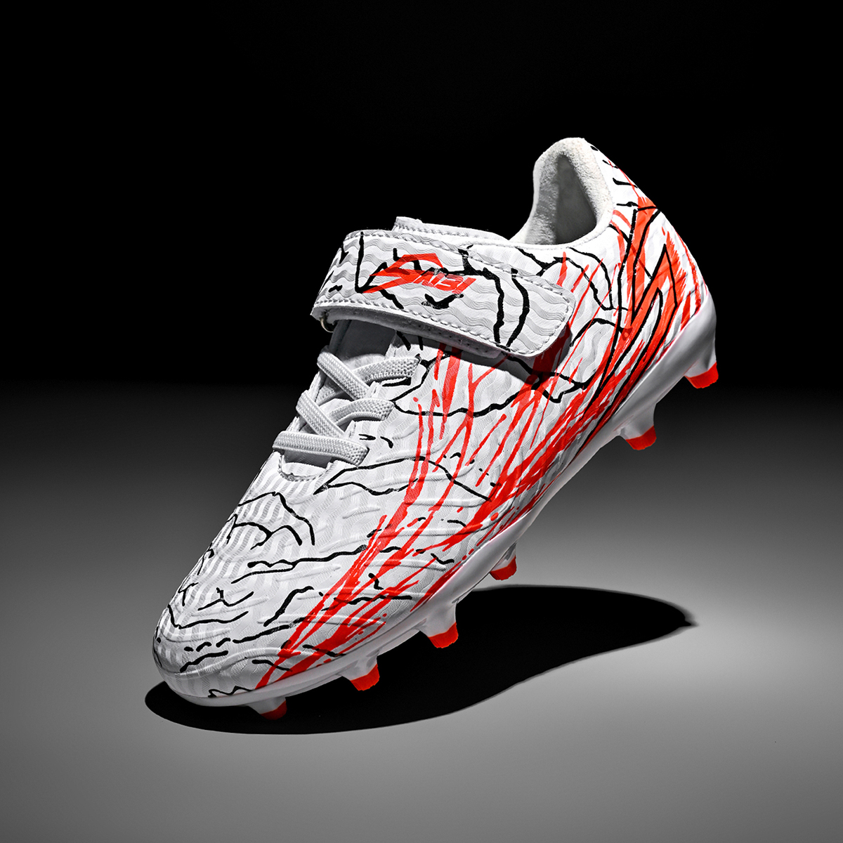 2210C-PU Upper Long Stud Soccer Cleats for Kids Sizes 26-38 — 1