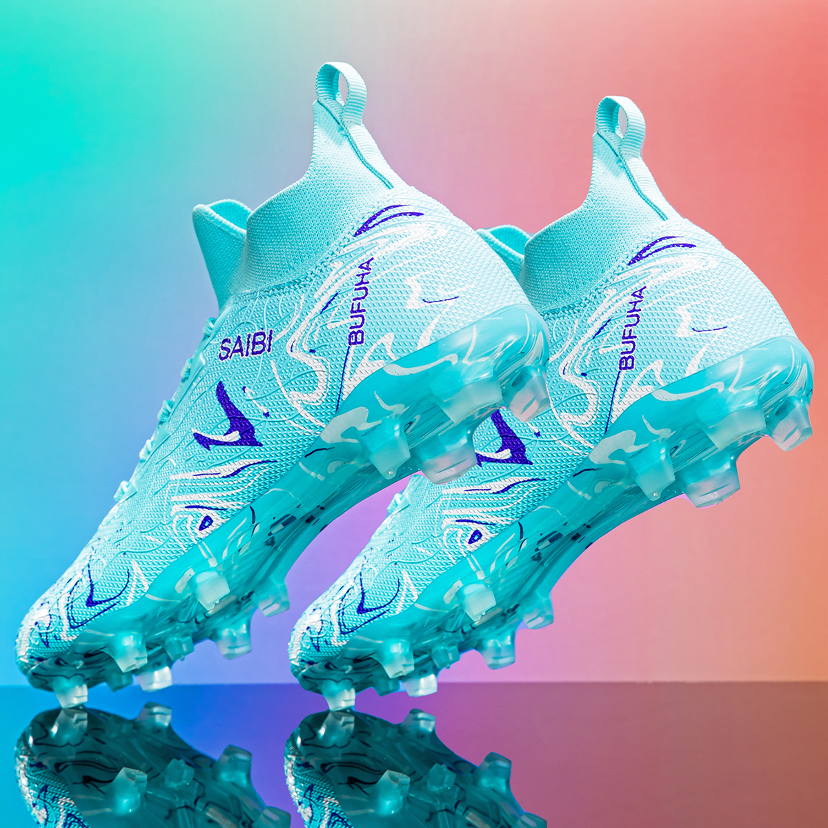 8010C-Stock High Heel FG Football Shoes,EU Sizes 39-45 — 12