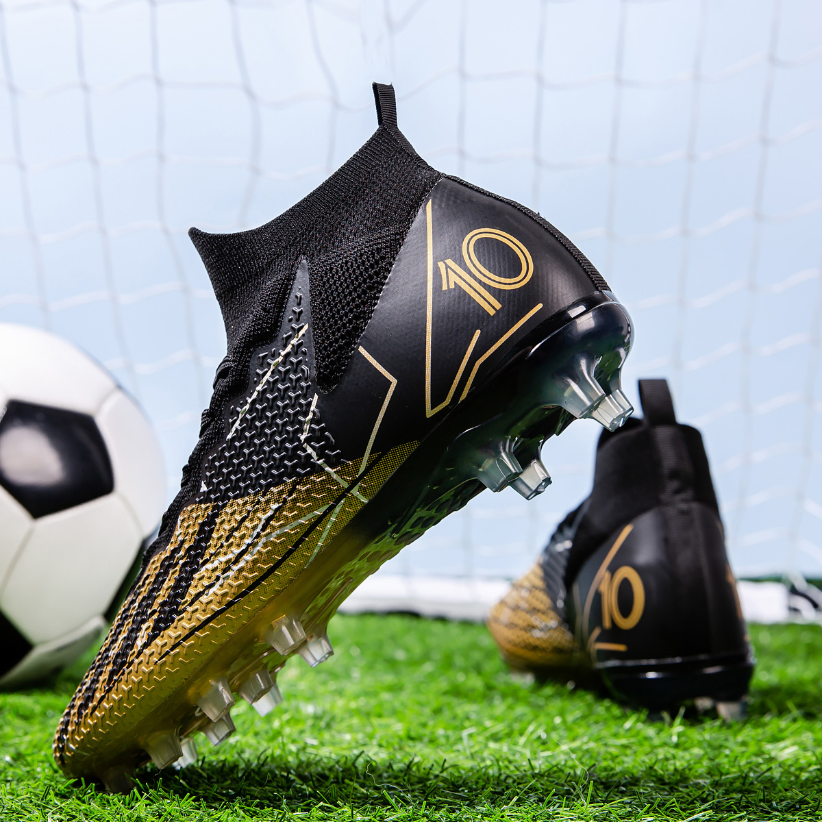 95KC-Stock High Heel FG Football Shies-EU Sizes 35-45 — 8