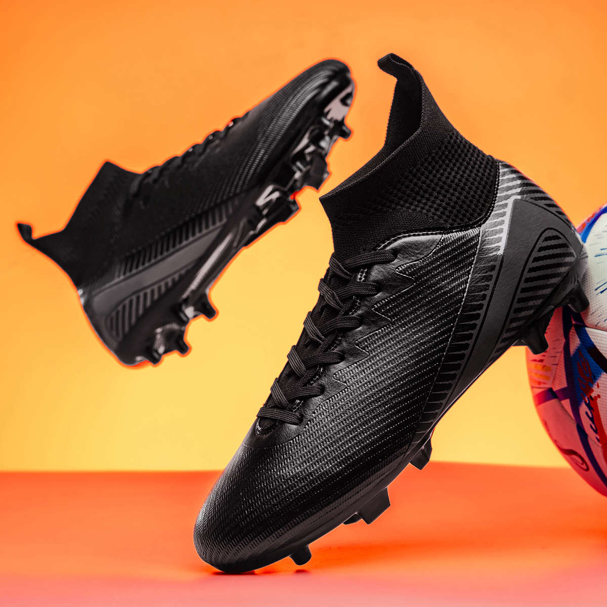 7066C-Stock Non-slip FG Football Boot,EU Sizes 38-45 — 5