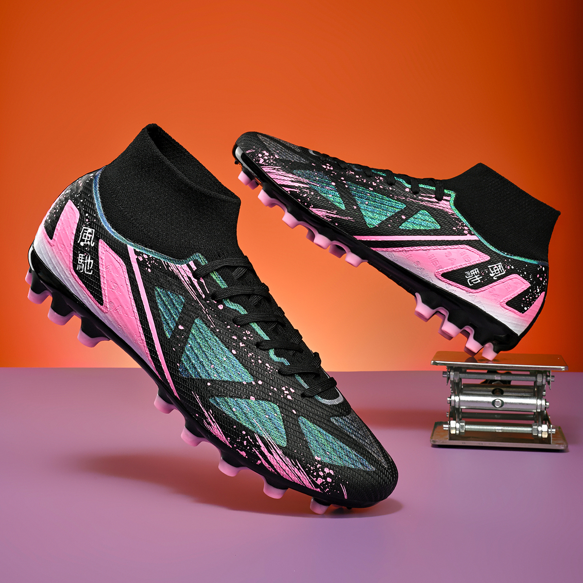 3800C-Stock High Top AG Football Shoes,EU Sizes 35-45 — 13