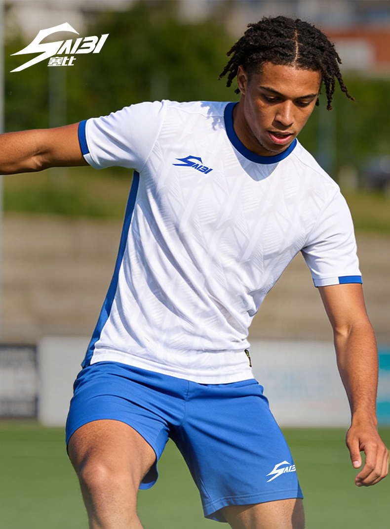 ZDF002-Stock Football Uniforms, Jersey & Shorts — 1