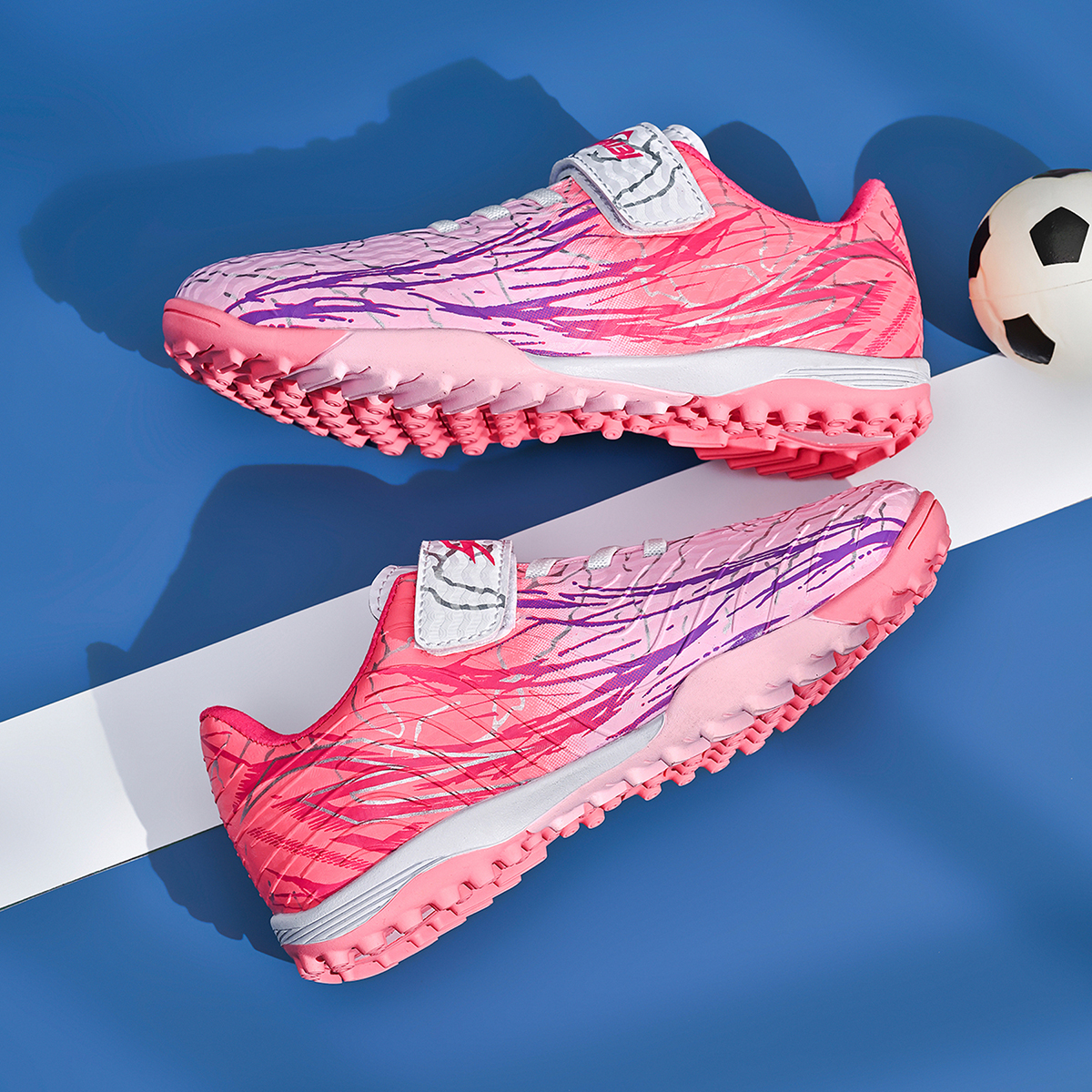 2210S-PU Kids' Turf Soccer Cleats Sizes 26-38 — 12