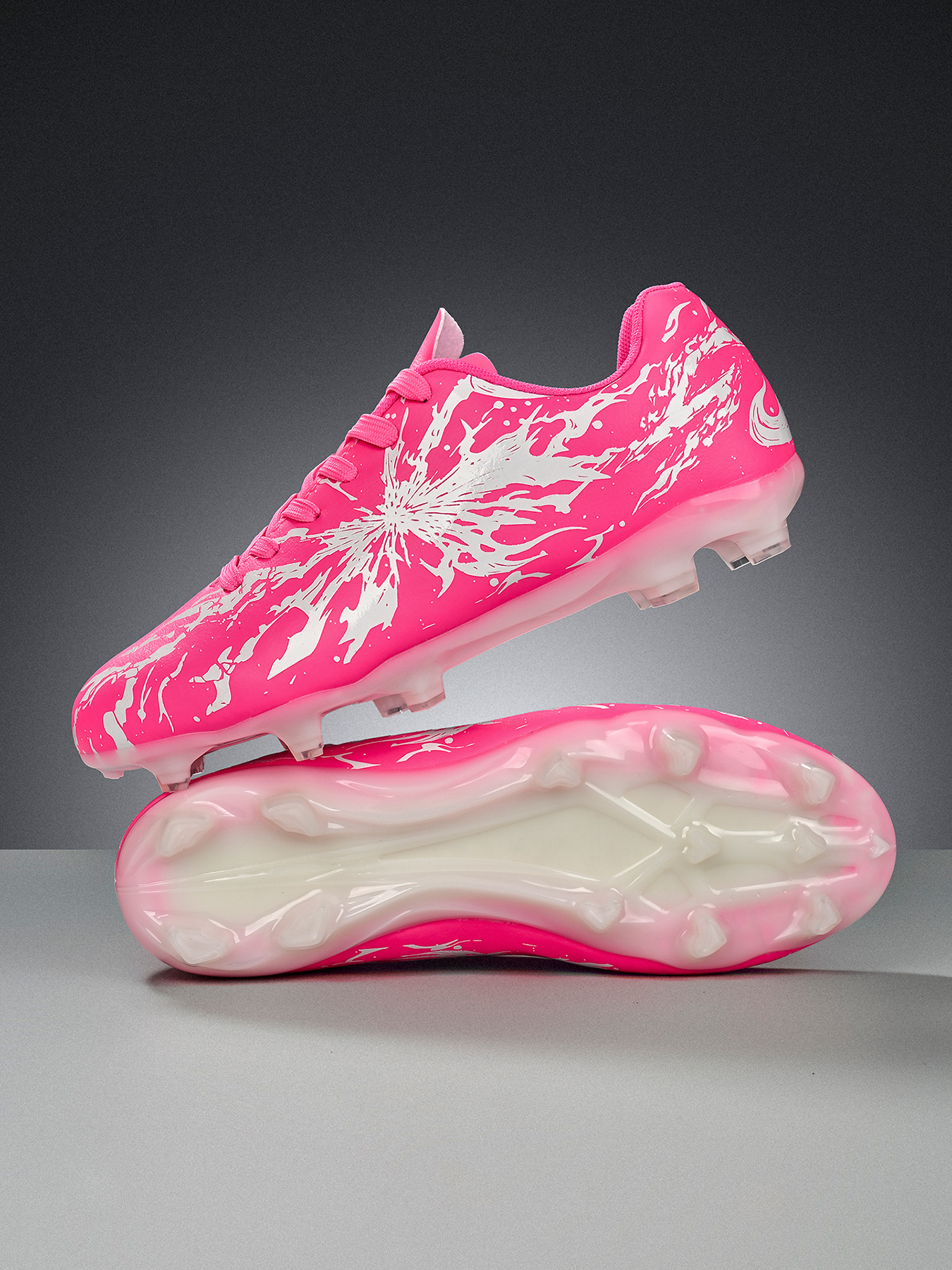 2001C-Stock Low-cut Lace-up FG Football Boots,Size 35-45 — 1